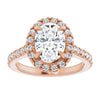 14K Rose | Oval