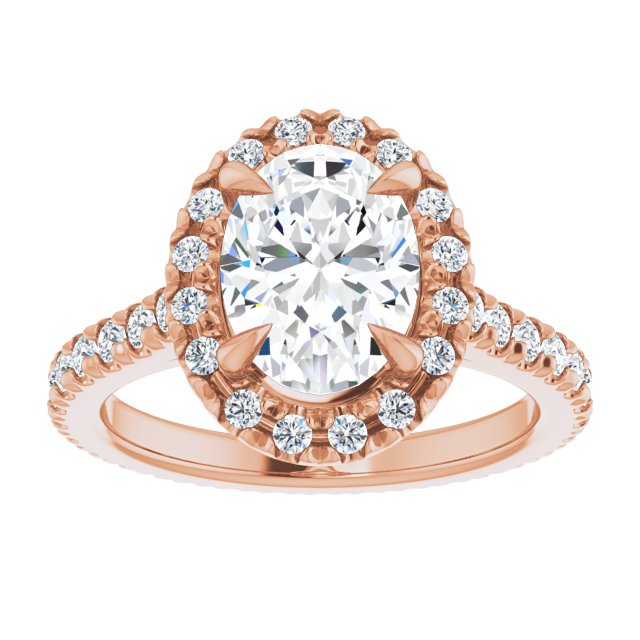 14K Rose | Oval