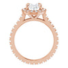 14K Rose | Oval