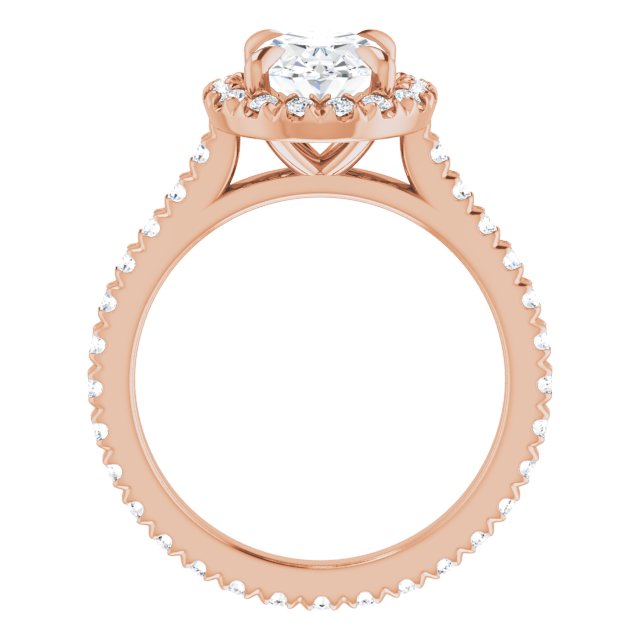 14K Rose | Oval