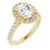 14K Yellow | Oval