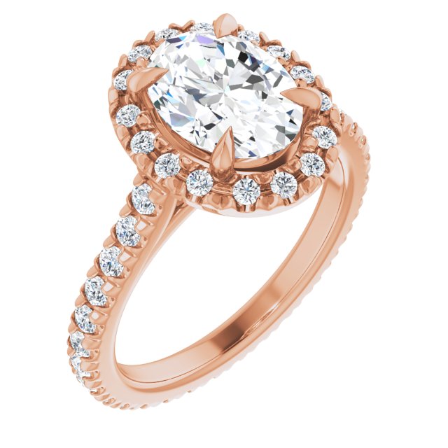 14K Rose | Oval