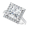 14K White | Square