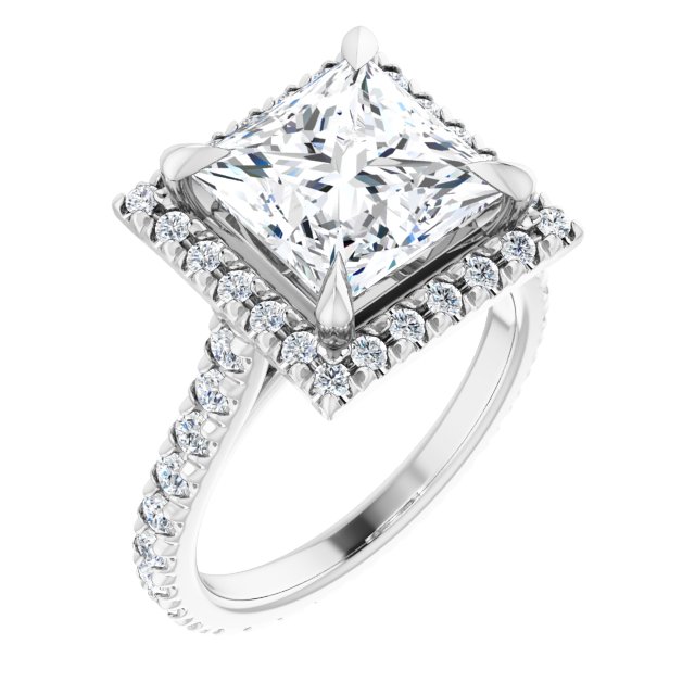 14K White | Square