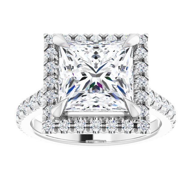 14K White | Square