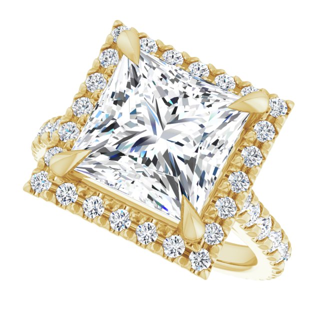 14K Yellow | Square