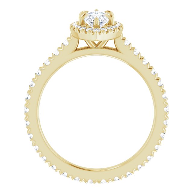 14K Yellow | Marquise