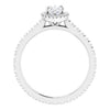14K White | Marquise