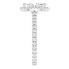 14K White | Marquise