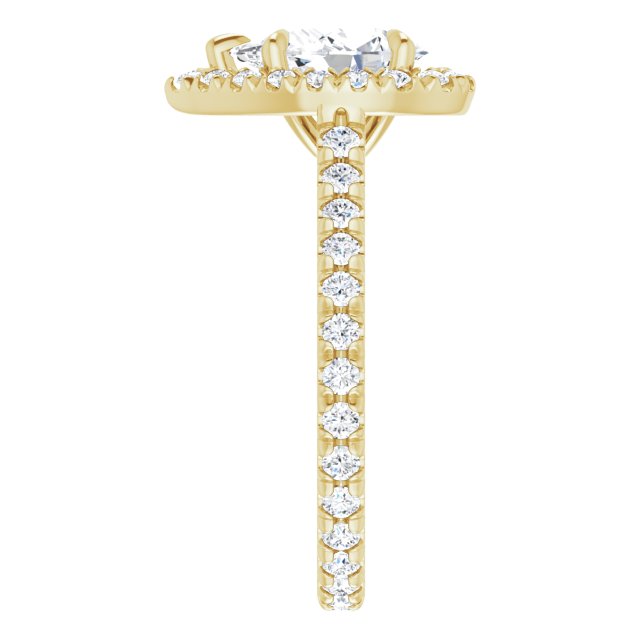 14K Yellow | Pear