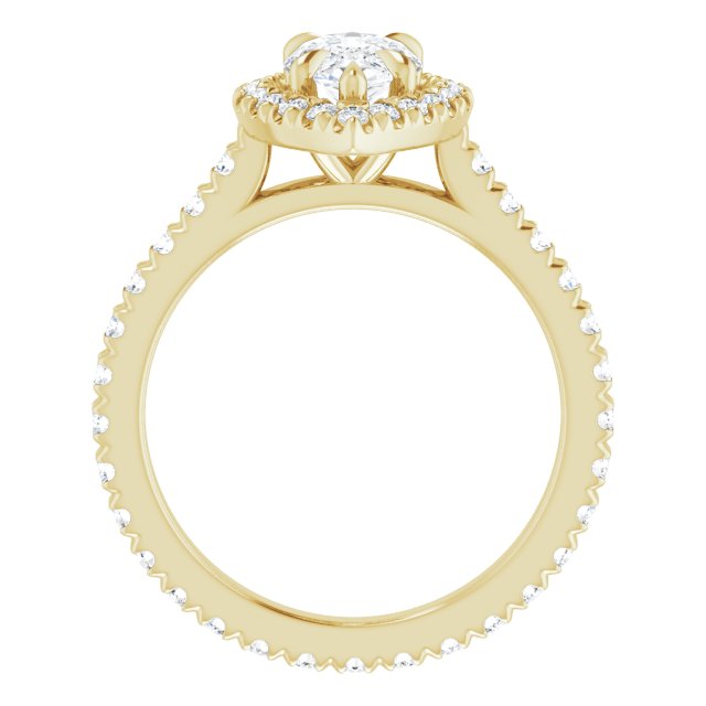 14K Yellow | Pear