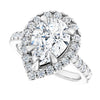 14K White | Pear