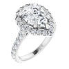 14K White | Pear