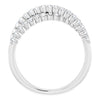 653010 / Ring / Set / 14K White / Lab-Grown Diamond / Round / Lab-Grown Diamond / Polished / 1/2 Ctw Lab-Grown Diamond Criss-Cross Ring