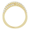 653010 / Ring / Set / 14K Yellow / Lab-Grown Diamond / Round / Lab-Grown Diamond / Polished / 1/2 Ctw Lab-Grown Diamond Criss-Cross Ring