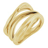 52079 / Ring / 14K Yellow / Polished / Negative Space Ring
