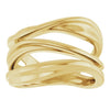 52079 / Ring / 14K Yellow / Polished / Negative Space Ring
