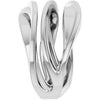 52079 / Ring / 14K White / Polished / Negative Space Ring