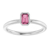Natural Pink Tourmaline | Emerald | 5 x 3mm