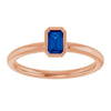 Lab-Grown Blue Sapphire | Emerald | 5 x 3mm