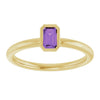 Natural Amethyst | Emerald | 5 x 3mm
