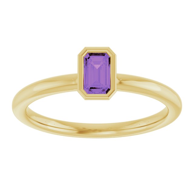 Natural Amethyst | Emerald | 5 x 3mm