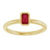 Natural Ruby | Emerald | 5 x 3mm | Lab-Grown Ruby | Emerald | 5 x 3mm