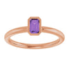 Natural Amethyst | Emerald | 5 x 3mm