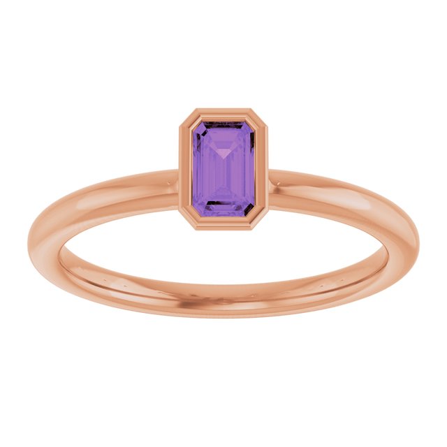 Natural Amethyst | Emerald | 5 x 3mm