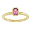 Natural Pink Tourmaline | Emerald | 5 x 3mm