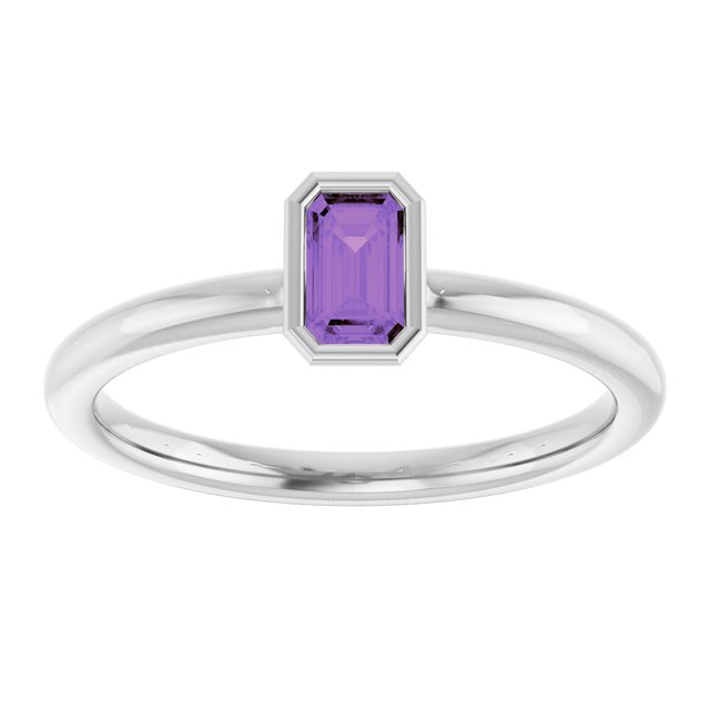 Natural Amethyst | Emerald | 5 x 3mm