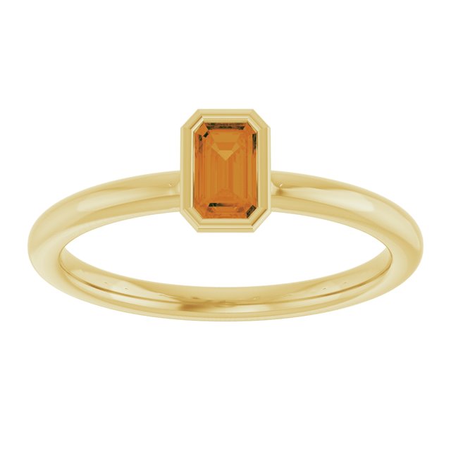 Natural Citrine | Emerald | 5 x 3mm