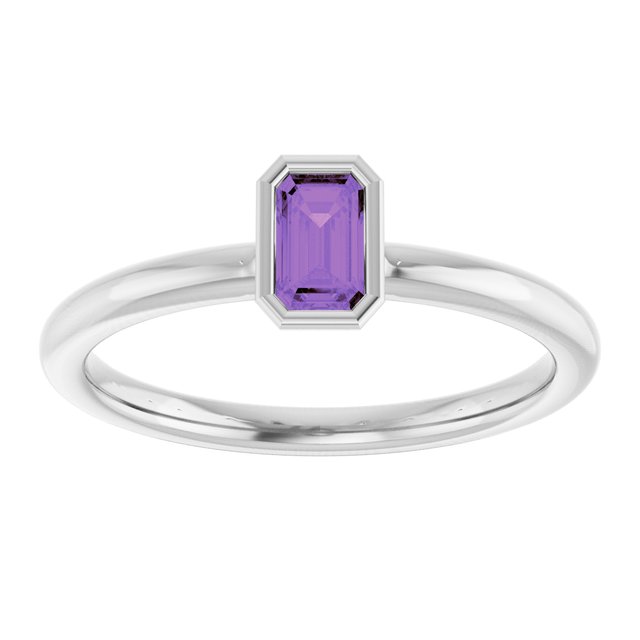 Natural Amethyst | Emerald | 5 x 3mm