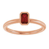 Natural Mozambique Garnet | Emerald | 5 x 3mm
