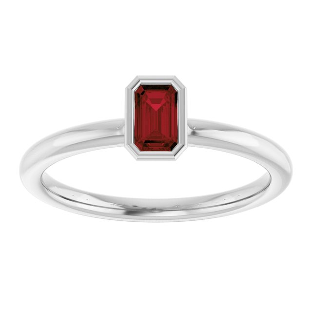 Natural Mozambique Garnet | Emerald | 5 x 3mm