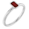 Natural Mozambique Garnet | Emerald | 5 x 3mm