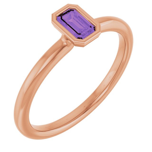 Natural Amethyst | Emerald | 5 x 3mm
