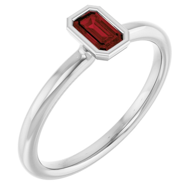Natural Mozambique Garnet | Emerald | 5 x 3mm
