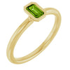 Natural Peridot | Emerald | 5 x 3mm