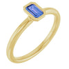 Natural Tanzanite | Emerald | 5 x 3mm
