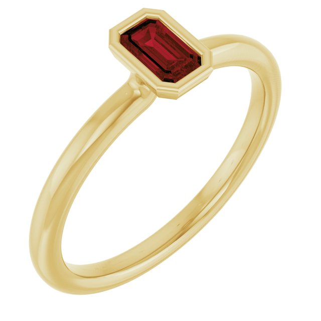 Natural Mozambique Garnet | Emerald | 5 x 3mm
