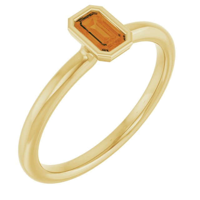 Natural Citrine | Emerald | 5 x 3mm
