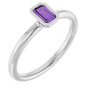 Natural Amethyst | Emerald | 5 x 3mm