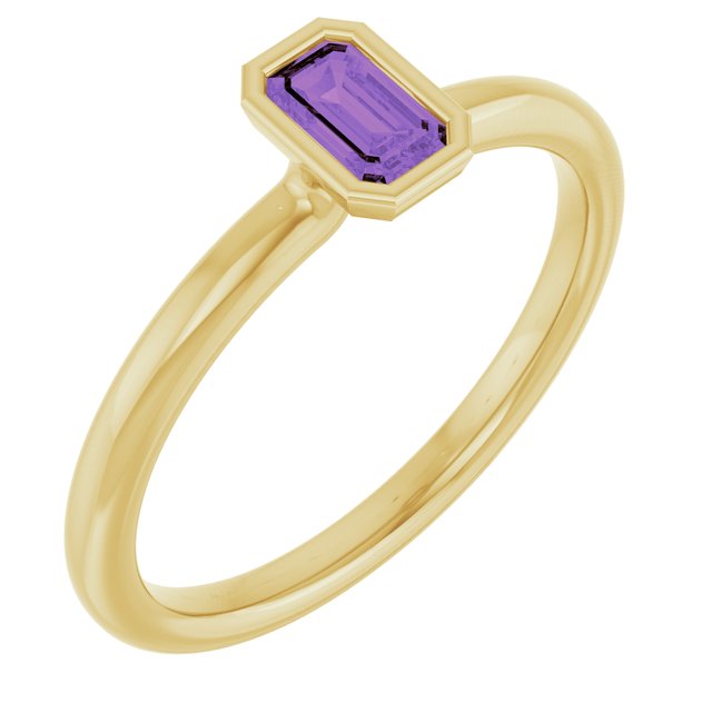 Natural Amethyst | Emerald | 5 x 3mm