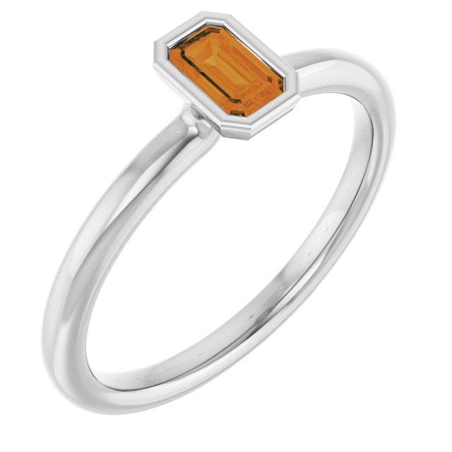 Natural Citrine | Emerald | 5 x 3mm