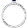 Natural Blue Sapphire | Emerald | 5 x 3mm | Lab-Grown Blue Sapphire | Emerald | 5 x 3mm