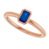 Lab-Grown Blue Sapphire | Emerald | 5 x 3mm