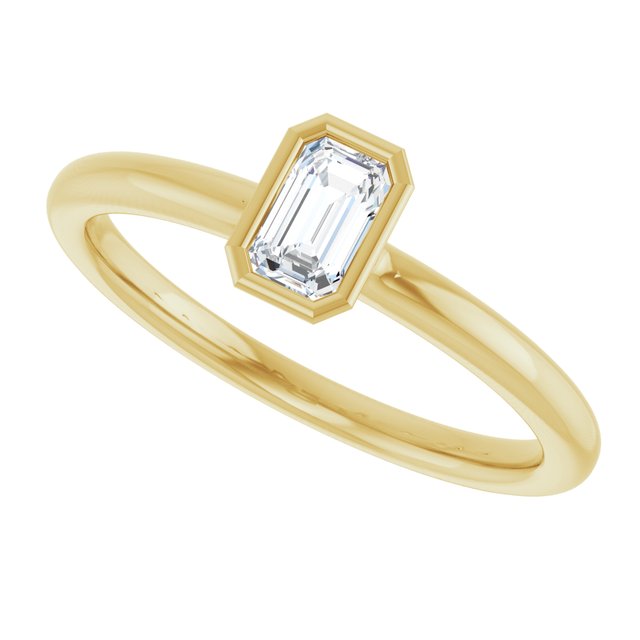 Natural White Sapphire | Emerald | 5 x 3mm