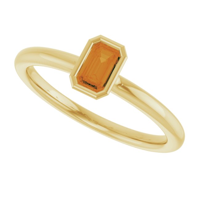 Natural Citrine | Emerald | 5 x 3mm