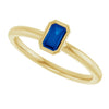 Natural Blue Sapphire | Emerald | 5 x 3mm